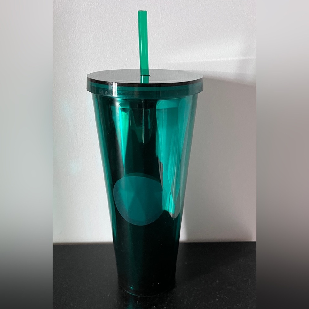 Starbucks Green Prism Tumbler with Straw